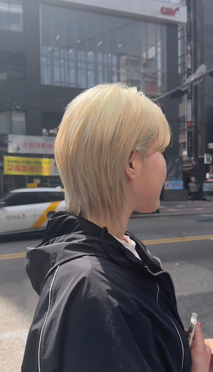 준오헤어 서면부전점 소연 디자이너의 중간 기장 웨이브 스타일 예시